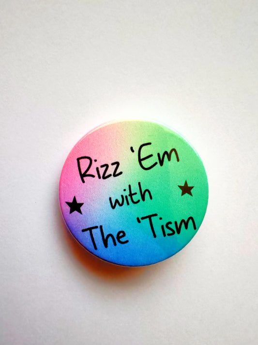 Rizz em with the tism badge set