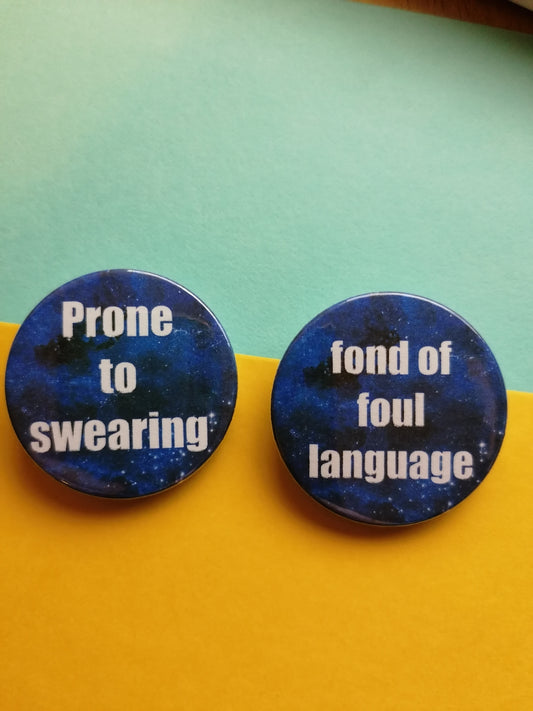 Prone to swearing set