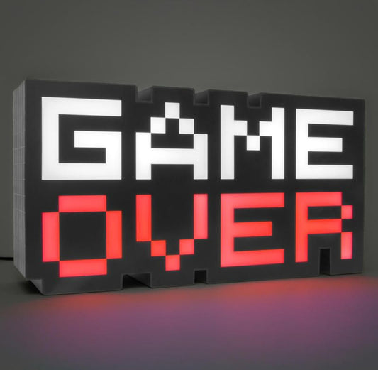Game over desk light