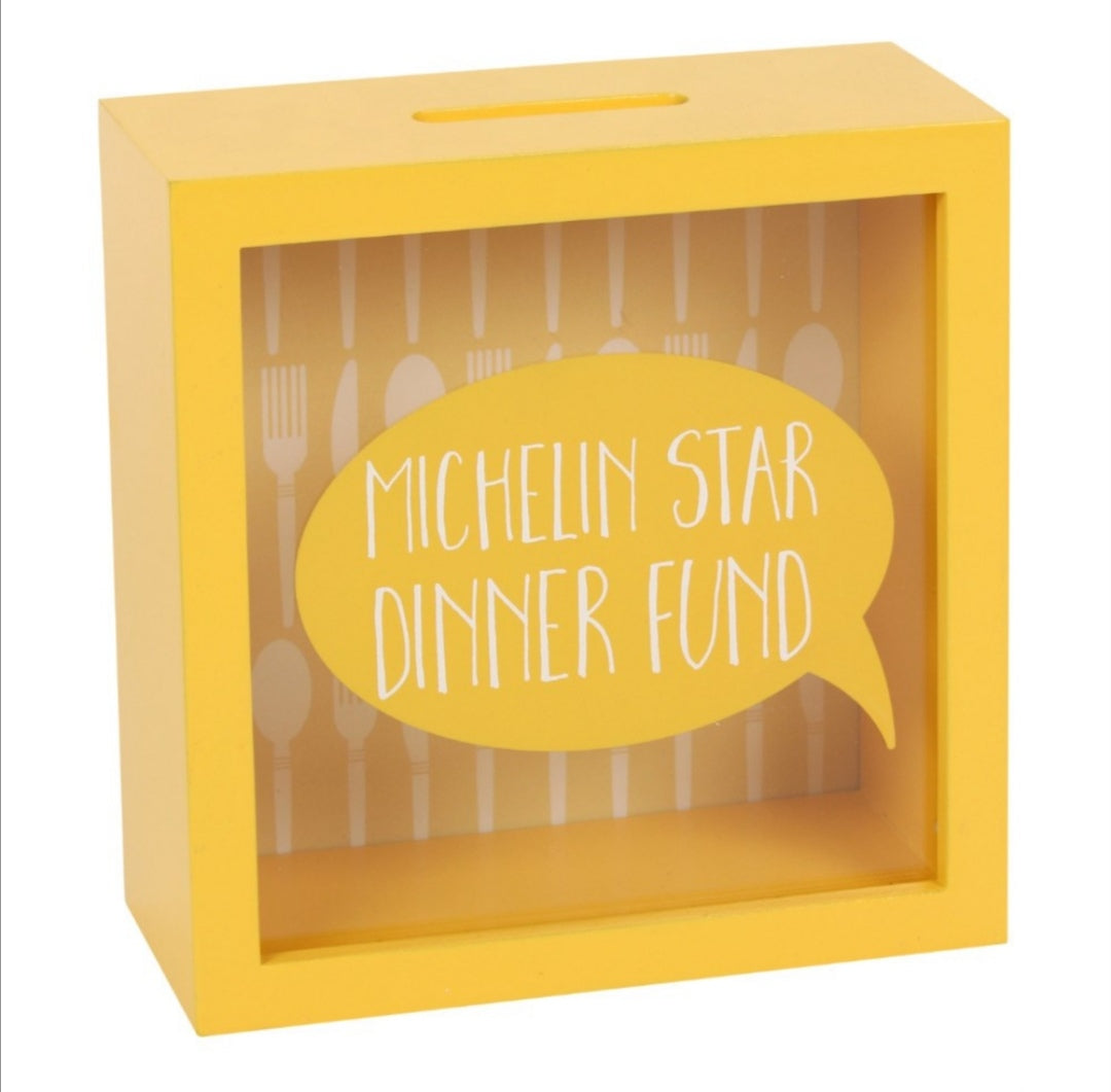 michelin star dinner fund money box