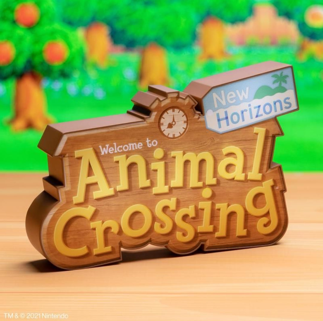 Animal crossing logo light