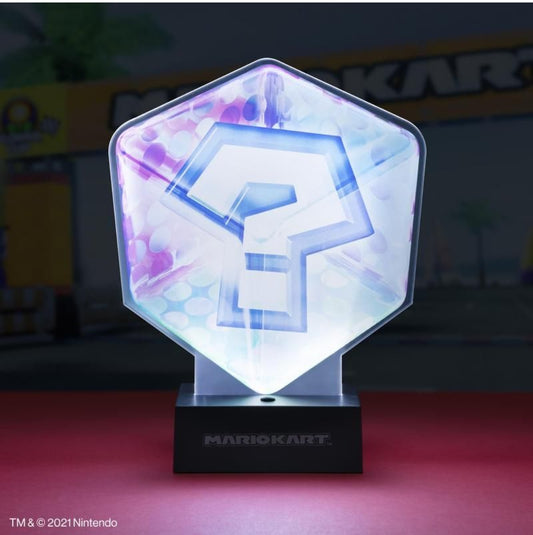 Mario cart acrylic question block light