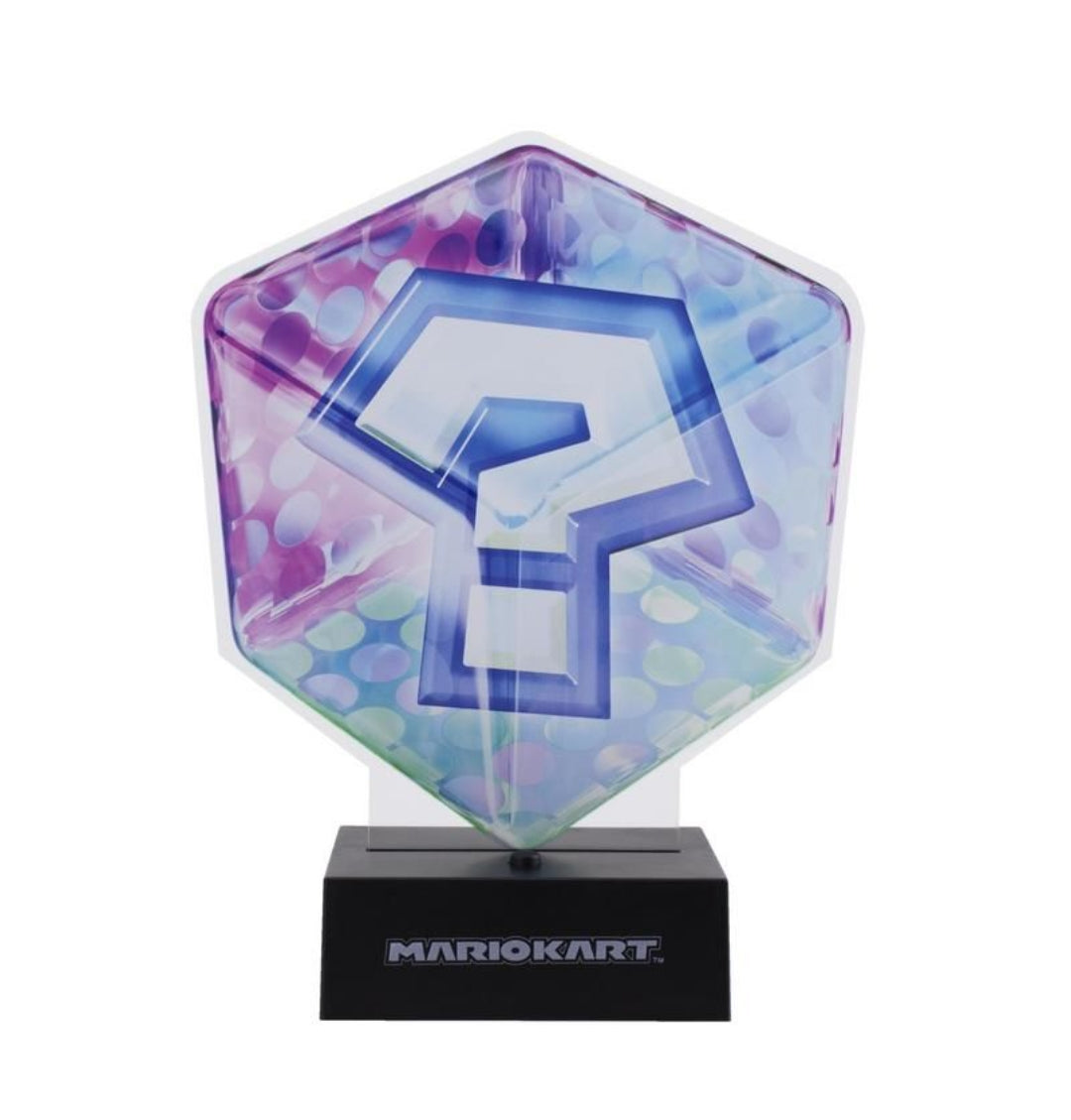 Mario cart acrylic question block light