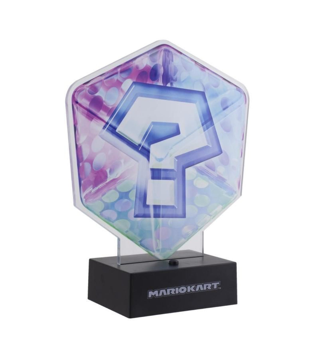 Mario cart acrylic question block light