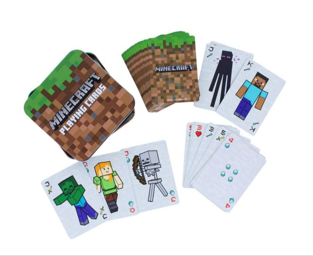 Minecraft playing cards