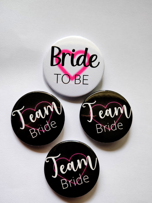 Hen party badge set