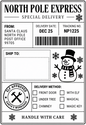 Santa gift labels