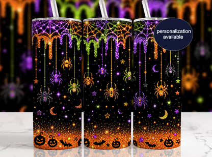 Sparkly Halloween 20oz tumbler