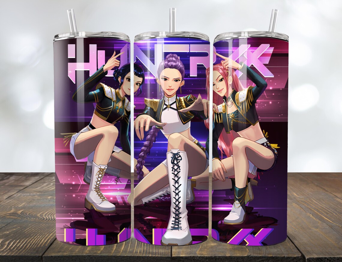 kpop demon hunters huntrix tumbler