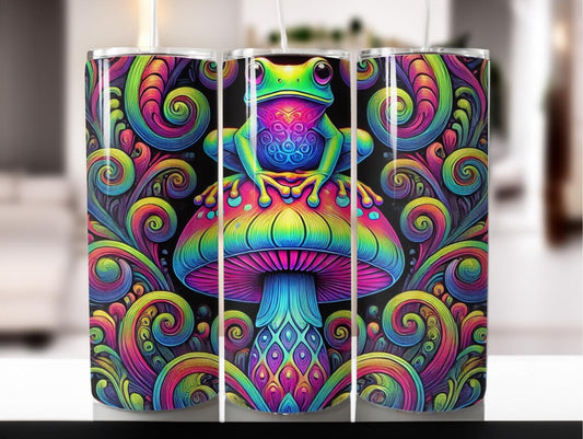 neon frog tumbler