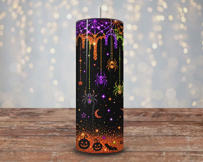 Sparkly Halloween 20oz tumbler