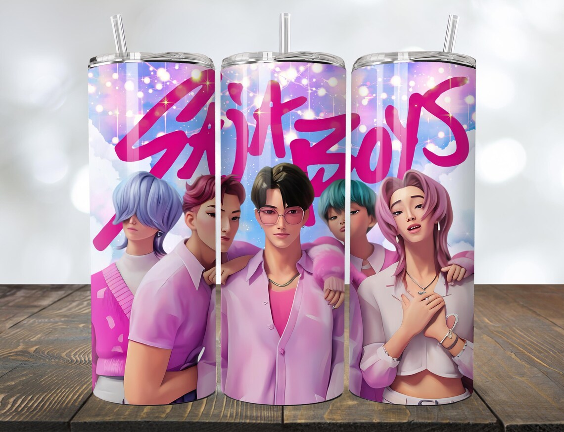 kpop demon hunters Saja boys tumbler