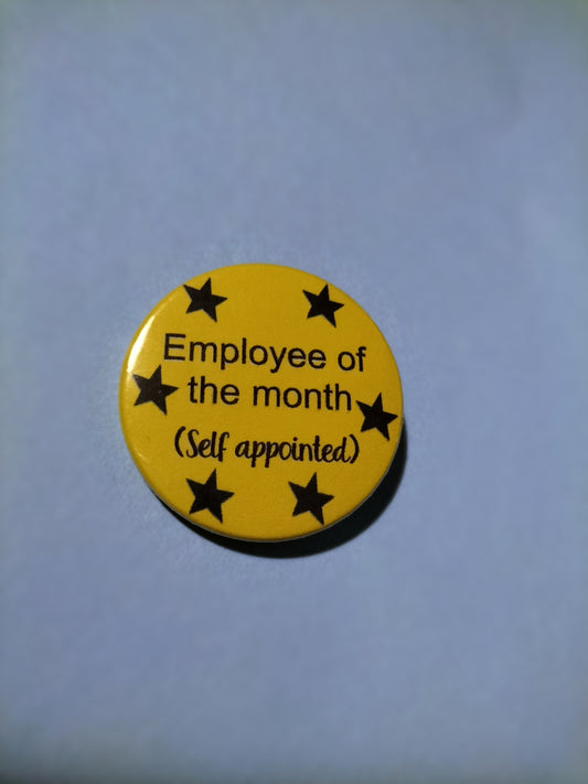 Employee of the month badge set