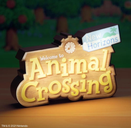 Animal crossing logo light