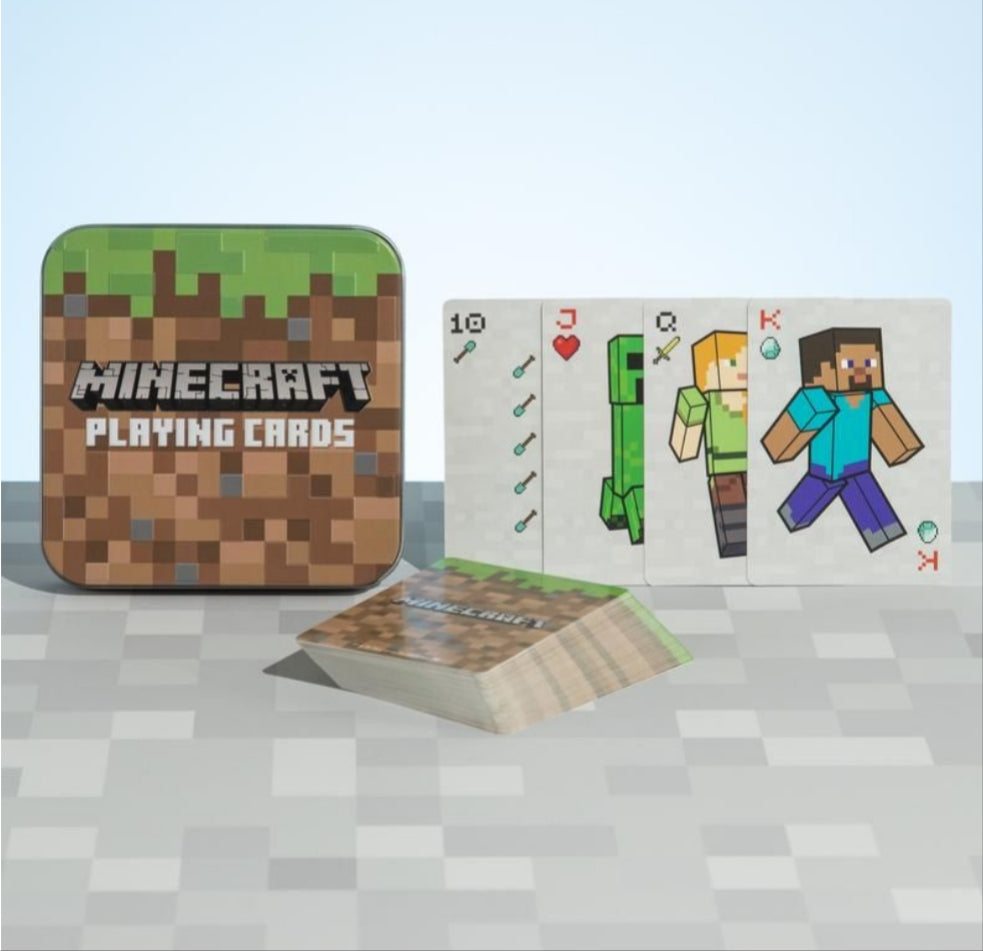 Minecraft Creeper Face Standard Playing Card Deck